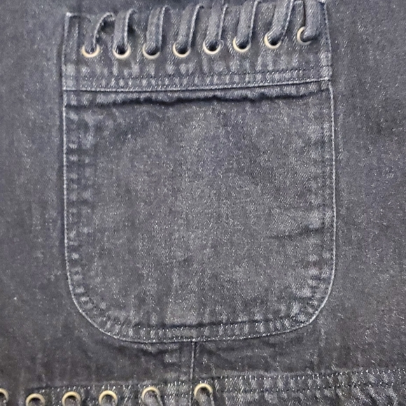 Vintage AM Studio Black Denim Jacket - Picture 6 of 16